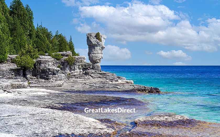 Flowerport Island just off the coast from Tobermory