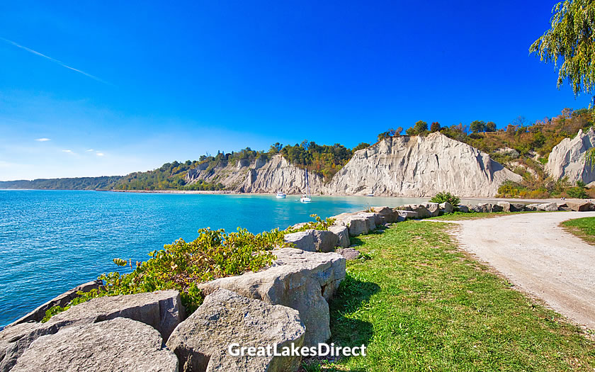 Scarborough Bluffs near Toronto on Lake Ontario
