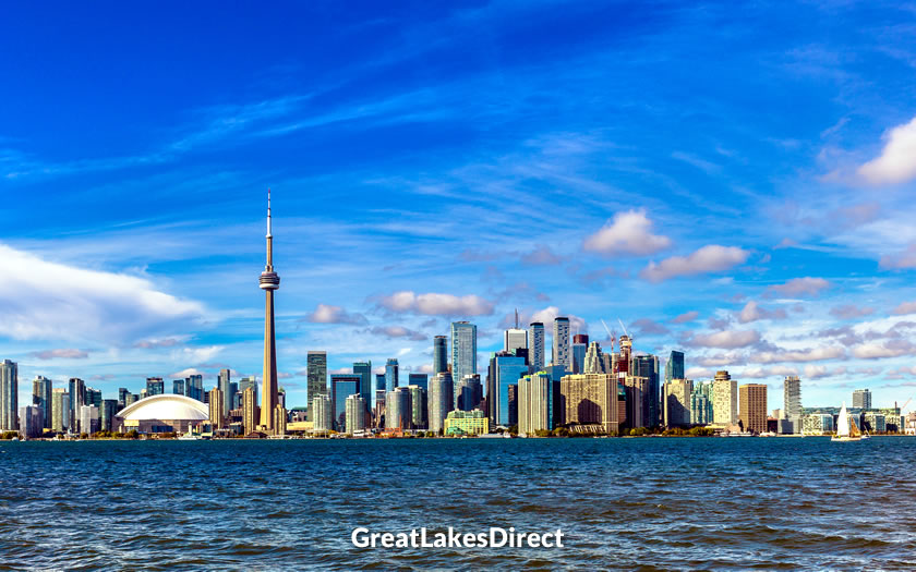 Toronto skyline from Lake Ontario